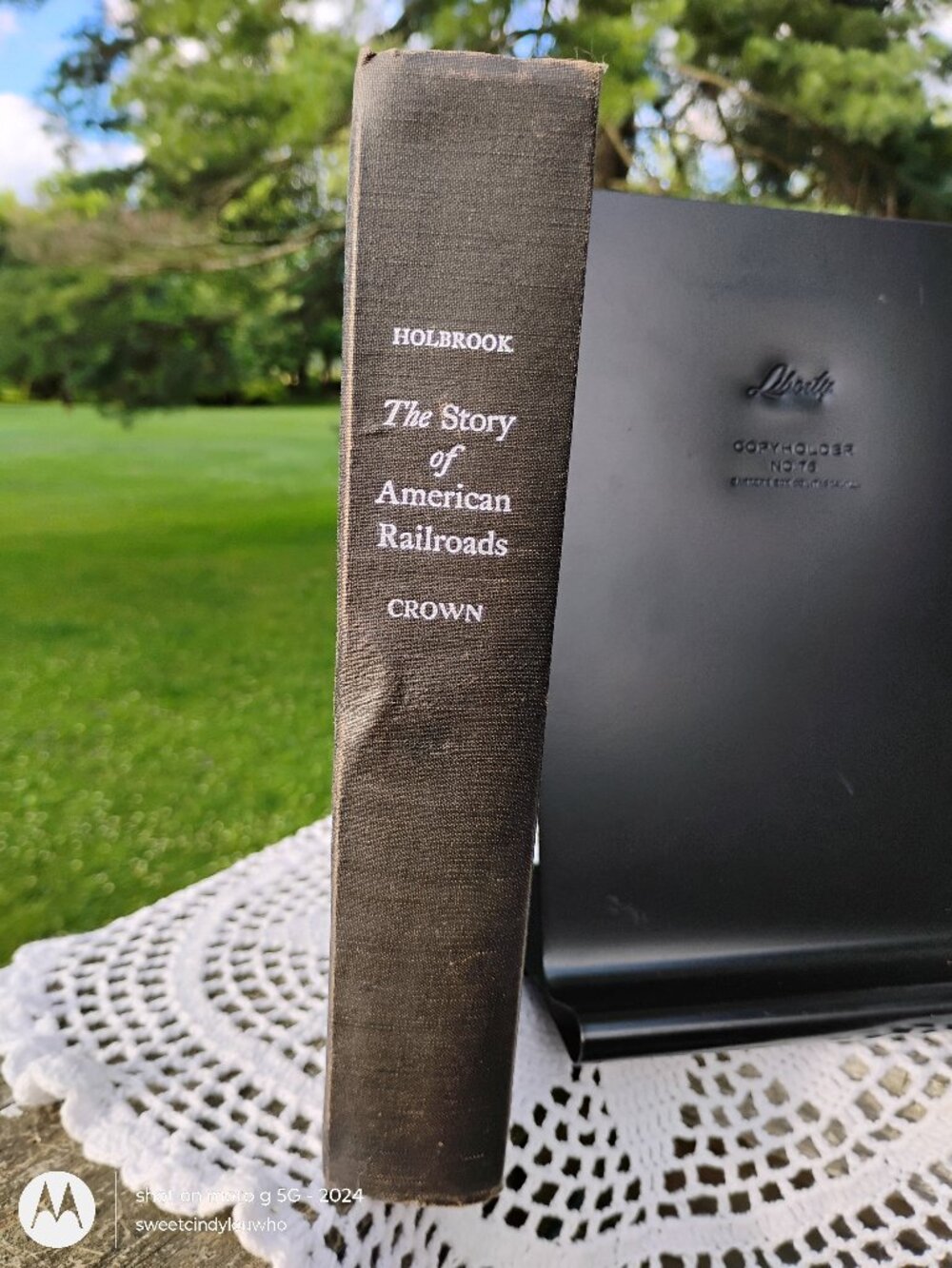 The Story of American Railroads by Stewart H Holbrook dated 1947 hardcover